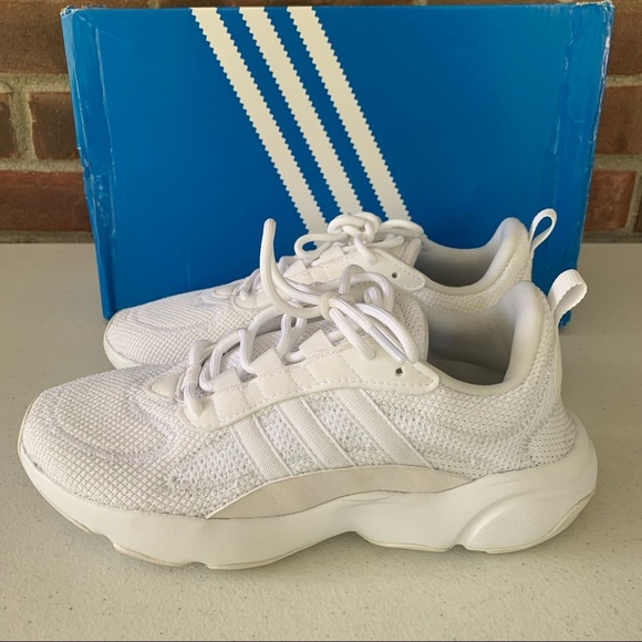 Adidas Haiwee white EF3805 sneaker Men’s size US 4.5 - Picture 5 of 9